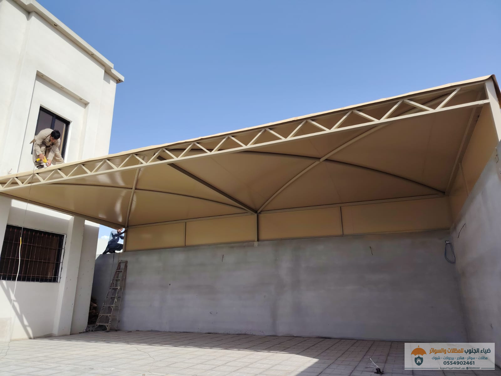مظلات سيارات بالجنوب 20